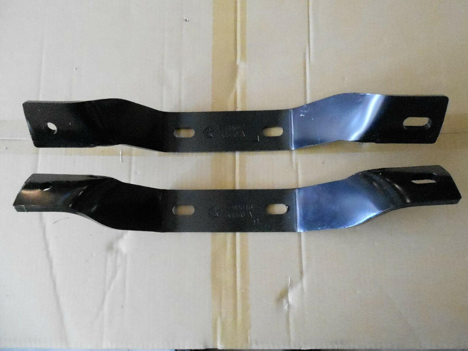 67-69 Barracuda Cuda Rear Bumper Brackets Mounts Pair
