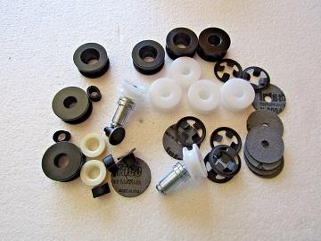 67-69 Barracuda Notchback Quarter Window Roller Kit