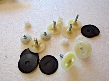 74-76 A-Body Door Window Roller Kit