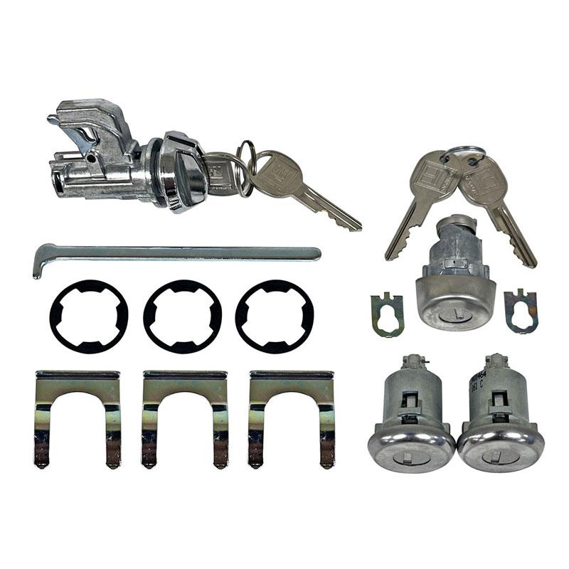1979-81 Chevrolet Camaro Locks Door/glove/trunk Set