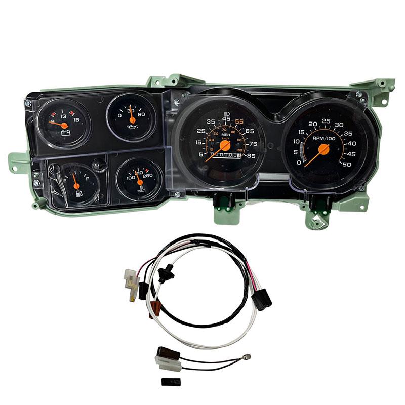 1981-87 Chevrolet Truck Dash Cluster Assembly with tach.