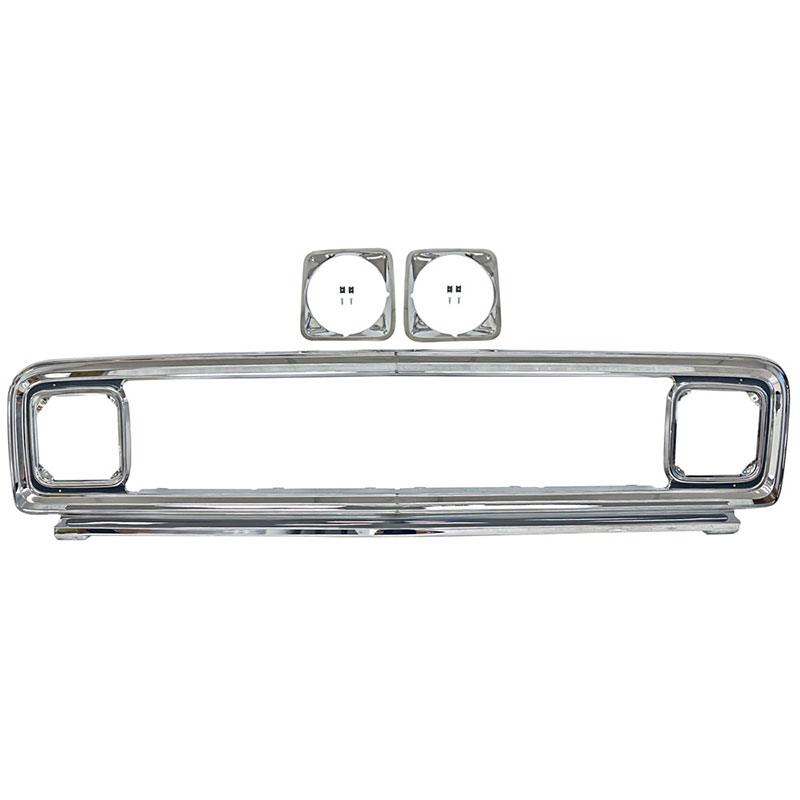 1971-72 Chevrolet Truck Grille Steel Chrome