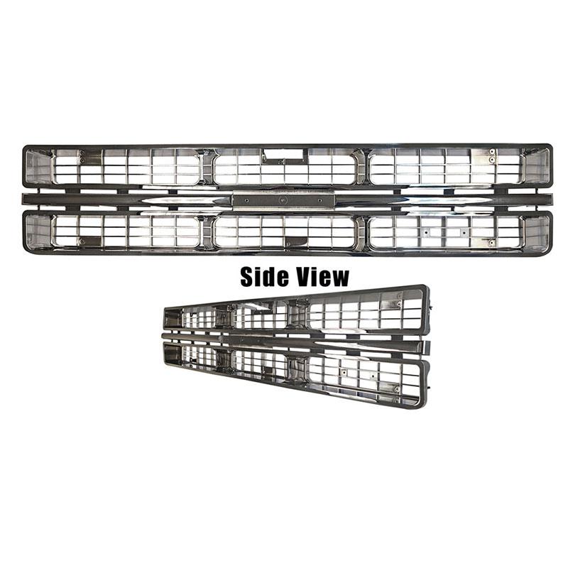 1975-76 Chevrolet Truck Grille All Chrome Gmc